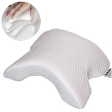 Ice Slk Fabric Breathable Memory Foam Neck Pillow