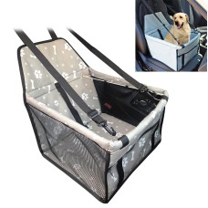 Nonslip Folding Oxford Cloth Car Vice Driving Seat Cover Pet Cat Dog Cushion Mat, Size: 40 x 30 x 25cm (Blue Grey)