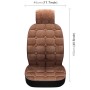 Car Seat Cushion Warmer Cover Winter Seat Mat (Coffee)