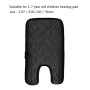 Universal Baby Car Cigarette Lighter Plug Seat Cover Warm Seat Heating Baby Electric Seat Heating Pad, Size: 215x(330+130)x8mm (Black)