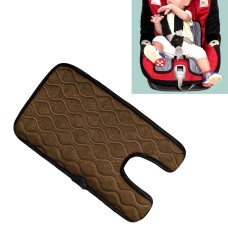 Универсальный детский автомобиль сигарет более легкая штекерная крышка сиденья теплое сиденье нагревание электрическая нагревательная площадка для сиденья, размер: 290x (375+180) x8mm (коричневый) (коричневый)