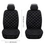 Car 12V Front Seat Heater Cushion Warmer Cover Winter Heated Warm, Double Seat (Black)