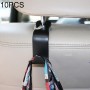 10 PCS Car Back Seat PP Hook