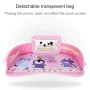 Children Waterproof Dining Table Toy Organizer Baby Safety Tray Tourist Painting Holder with Touch Screen Transparent Bag (Not Allowed to Peek)