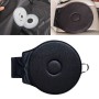 360 Degree Rotation Car Seat Cushion Whirling Seat Mat (Black)