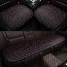 Car Seat Cushion Universal Simple Seat Cover Anti-slip Mat Auto Accessories (Black Red)