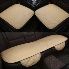 Car Seat Cushion Universal Simple Seat Cover Anti-slip Mat Auto Accessories (Beige)