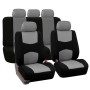 9 in 1 Universal Four Seasons Anti-Slippery Cushion Mat Set for 5 Seat Car, Style:Ordinary (Grey)