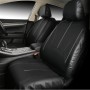 4 in 1 Universal PU Leather Four Seasons Anti-Slippery Front Seat Cover Cushion Mat Set for 2 Seat Car(Beige)