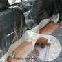 Car Quarantine Transparent Anti-spray Shield Anti-Saliva Protective Film, Front and Rear Separate PVC + Cloth