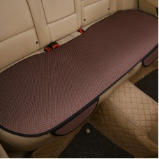 Universal Car Rear Seat Summer Ice Silk Anti-slip Seat Cushion Seat Cover (Coffee)