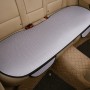 Универсальный автомобиль задний сиденье летние ледяные шелк против скольжения подушка сиденья (серый)