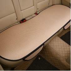 Универсальный автомобиль задний сиденье летние ледяные шелк против скольжения подушка сиденья (бежевая)