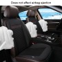 Car 12V Cushion Summer Ventilation USB Refrigeration Blowing Breathable Ice Silk Seat Cover (Black)