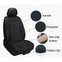 Car 12V Cushion Summer Ventilation USB Refrigeration Blowing Breathable Ice Silk Seat Cover (Black)