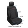 Car 12V Cushion Summer Ventilation USB Refrigeration Blowing Breathable Ice Silk Seat Cover (Beige)