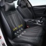 Car 12V Cushion Summer USB Breathable Ice Silk Seat Cover, Eight Fans + Ventilation and Refrigeration+ Massage (Black)