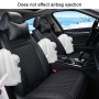 Car 12V Cushion Summer USB Breathable Ice Silk Seat Cover, Three Fans + Ventilation and Refrigeration (Black)