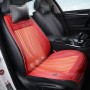 Car 12V Cushion Summer USB Breathable Ice Silk Seat Cover, Three Fans + Ventilation and Refrigeration (Red)