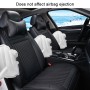 Car 12V Cushion Summer USB Breathable Ice Silk Seat Cover, Three Fans + Ventilation and Refrigeration+ Massage (Black)