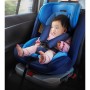 Автомобиль 360 градусов вращающихся детских сиденья безопасности изофикс жесткий интерфейс + интерфейс защелки (синий)