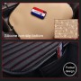 3 in 1 Car Seat Cushion Free Binding Half Inclusive Seat Mat Set (Black)