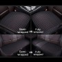 3 in 1 Car Seat Cushion Free Binding Half Inclusive Seat Mat Set (Coffee)