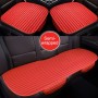 3 in 1 Car Seat Cushion Free Binding Half Inclusive Seat Mat Set (Red)