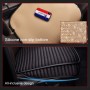 3 in 1 Car Seat Cushion Free Binding All Inclusive Seat Mat Set (Black)