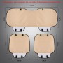 3 in 1 Car Seat Cushion Free Binding All Inclusive Seat Mat Set (Beige)