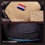 3 in 1 Car Seat Cushion Free Binding All Inclusive Seat Mat Set (Red)