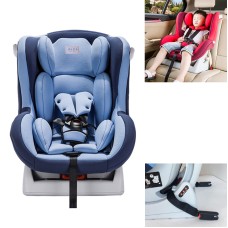 Автомобиль вперед и обратная установка Детская безопасность сидит и лечь сиденье Isofix Soft Interface (синий)