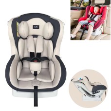 Автомобиль вперед и обратная установка Детская безопасность сидит и лечь зафиксировать ремень безопасности сиденья (бежевый)