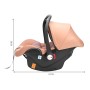 Car Newborn Safety Seat Portable Cradle for Baby Outing (Black)