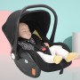 Car Newborn Safety Seat Portable Cradle for Baby Outing (Black)