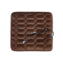 Car USB Seat Heater Cushion Warmer Cover Winter Heated Warm Mat, Style: Square (Coffee)