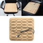 Car USB Seat Heater Cushion Warmer Cover Winter Heated Warm Mat, Style: Square (Beige)