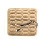 Car USB Seat Heater Cushion Warmer Cover Winter Heated Warm Mat, Style: Square (Beige)