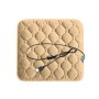 Car USB Seat Heater Cushion Warmer Cover Winter Heated Warm Mat, Style: Heart Shape (Beige)