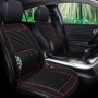 Car Seat Covers Summer Cool Imitation Wooden Beads Ventilation Breathable Seat Cushion(Black)