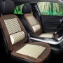 Car Seat Covers Summer Cool Imitation Wooden Beads Ventilation Breathable Seat Cushion(Beige)