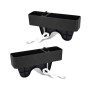 1 Pair Car Multi-functional Seat Crevice USB Storage Box(Black)