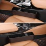 1 Pair Car Multi-functional Seat Crevice USB Storage Box(Coffee)