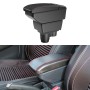 Car Center Armrest Box Box Carbon Fiber Type для Renault Duster 2019 (Black Red)