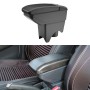 Car Center Armrest Box Carbon Fiber Leather Type for BMW mini Cooper 2022 (Black)