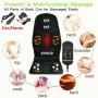 5 Massage Heads 8 Modes Car / Household Multifunctional Whole Body Cervical Massage Seat Cushion, Plug Type:EU Plug(Black)