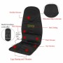 7 Massage Heads 8 Modes Car / Household Multifunctional Whole Body Cervical Massage Seat Cushion, Plug Type:UK Plug(Black)