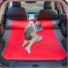 Universal Car Polyester Pongee Sleeping Mat Mattress Off-road SUV Trunk Travel Inflatable Mattress Air Bed, Size:195 x 130 x 109cm(Red + Grey)