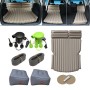 09-B3-6 Cloth Car / Household + 2 Step Stool 6-port 6/4 Ratio Multifunctional Travel Inflatable Mattress Air Bed Camping Back Seat Couch