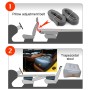 09-B3-6 Cloth Car / Household + 2 Step Stool 6-port 6/4 Ratio Multifunctional Travel Inflatable Mattress Air Bed Camping Back Seat Couch